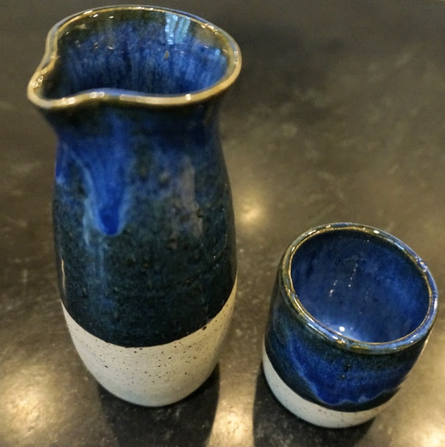 Blue Surf Sake Set